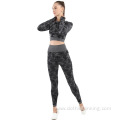 Camo Yoga outfits leggings for woman